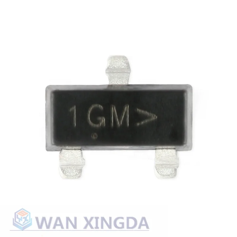 Shenzhen Factory Price Silkscreen 1GM 80V/500mA PNP SMD Driver Transistors SOT-23 MMBTA06LT1G For Arduino