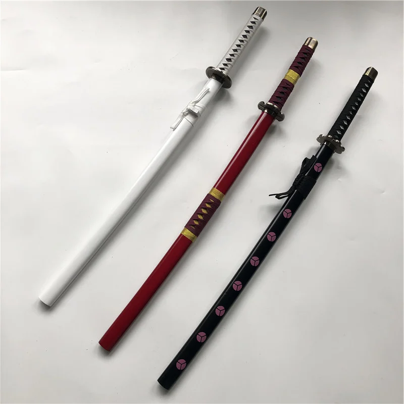 Buy Anime Cosplay Yama magic sword Zoro Sword Weapon 1:1 Katana Espada Wood Ninja Knife Samurai Prop Toys 100cm on