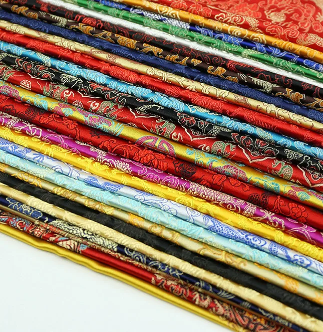 50 см * 75 толстая китайская парчовая ткань с рисунком дракона материал для шитья 100%