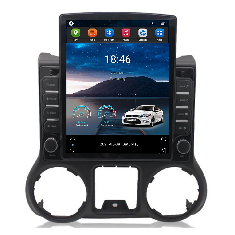 

8G+128G Carplay Android 12 For Jeep Wrangler 3 JK 2011-2016 Tesla Style Car Radio Video Stereo GPS Multimedia Player BT 2din DSP