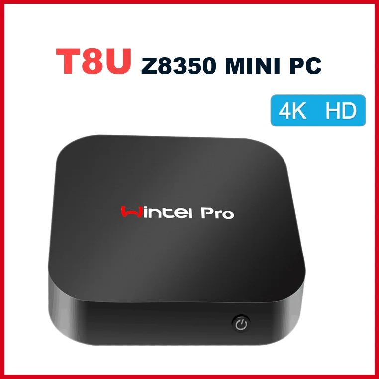 Мини-ПК Wintel Pro T8U Windows 10 Intel Z8350 4 + 32 ГБ 2 ГГц Wi-Fi Bluetooth 0 100 Мбит/с | Компьютеры и офис