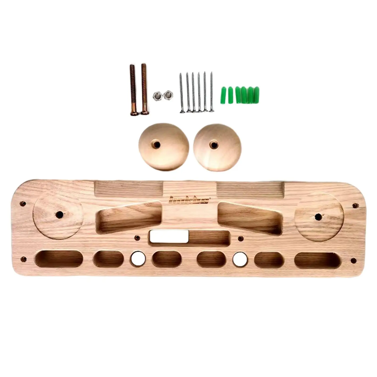 

Hangboard Rock Climbing Trainer Hand Strengthener Equipment Training Finger Grip Climbing Fingerboard for Indoor Home Bouldering