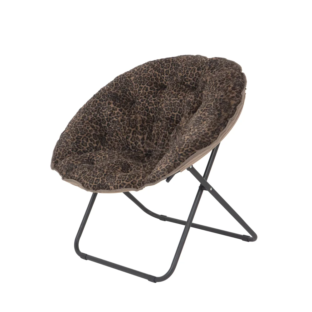 

Плюшевое кресло-блюдце из искусственного меха, кресла для гостиной с гепардом, одинарный диван