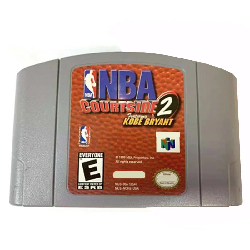 

NBA 2 Courtside N64 Game Card Series Is Suitable for N64 Version, American English Version and Japanese Animation Toy Gift.