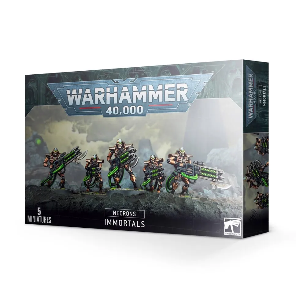 Миниатюры Warhammer 40000 Games Workshop Набор: Бессмертные Некронов (NECRONS: IMMORTALS) | Игрушки и
