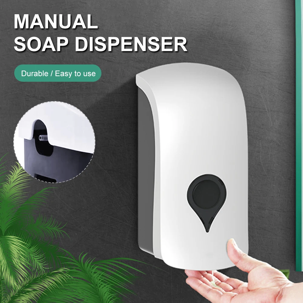 

1000ml Automatic Soap Dispenser Wall Mounted Soap Dispenser Bathroom Shower Gel Liquid Shampoo Hand Sanitizer Dispenser Holder