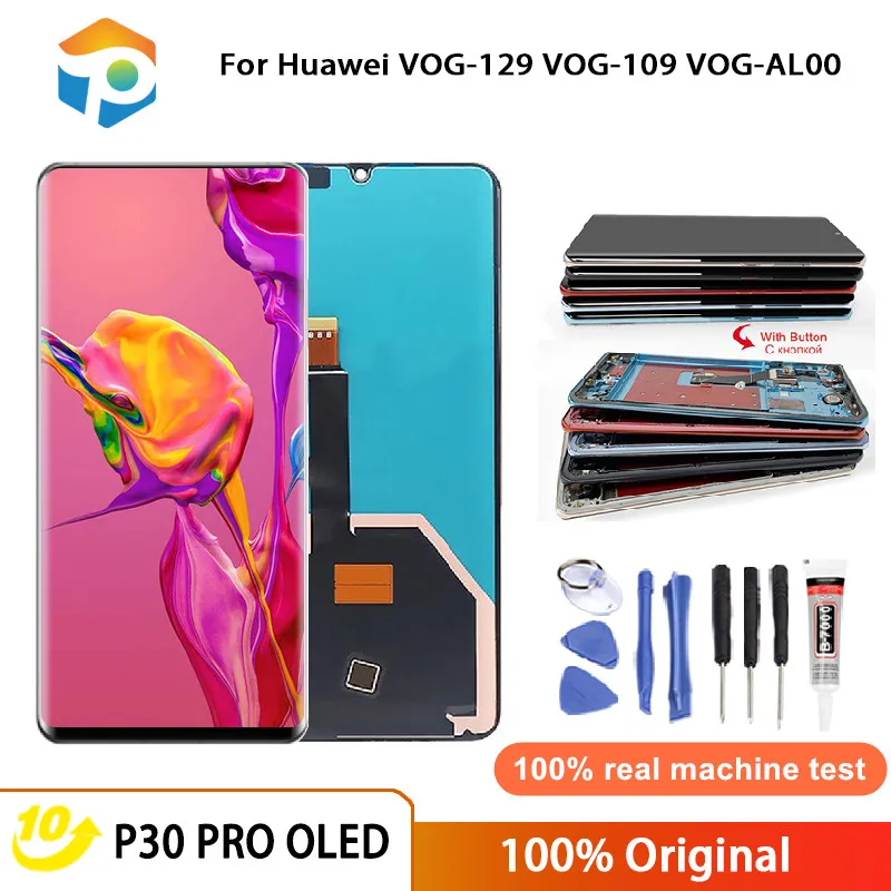 Original Display For Huawei P30 Pro LCD With Frame 6.47