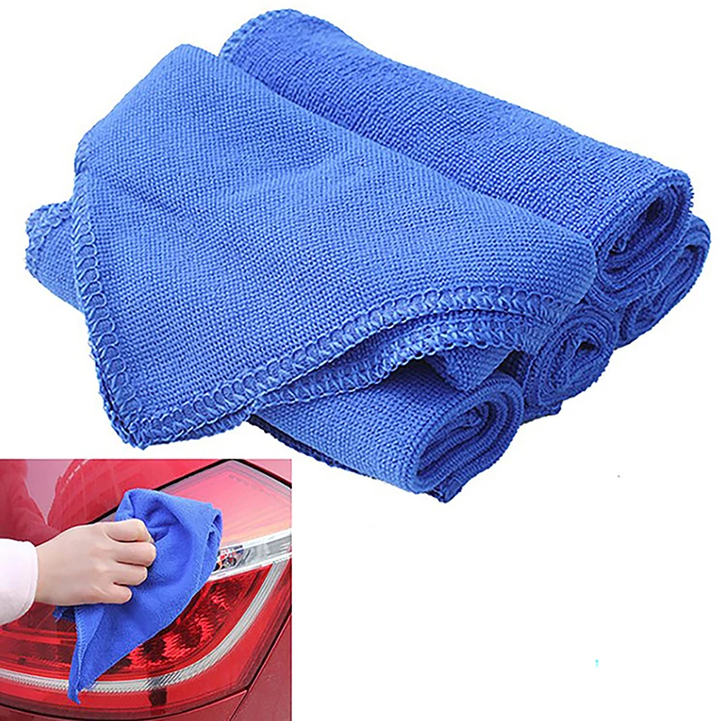 

10/20pcs Microfiber Towels For Car Cleaning Soft Fast Drying Auto Detailing Polishing Cloth Household Car Care Towel Duster Rags