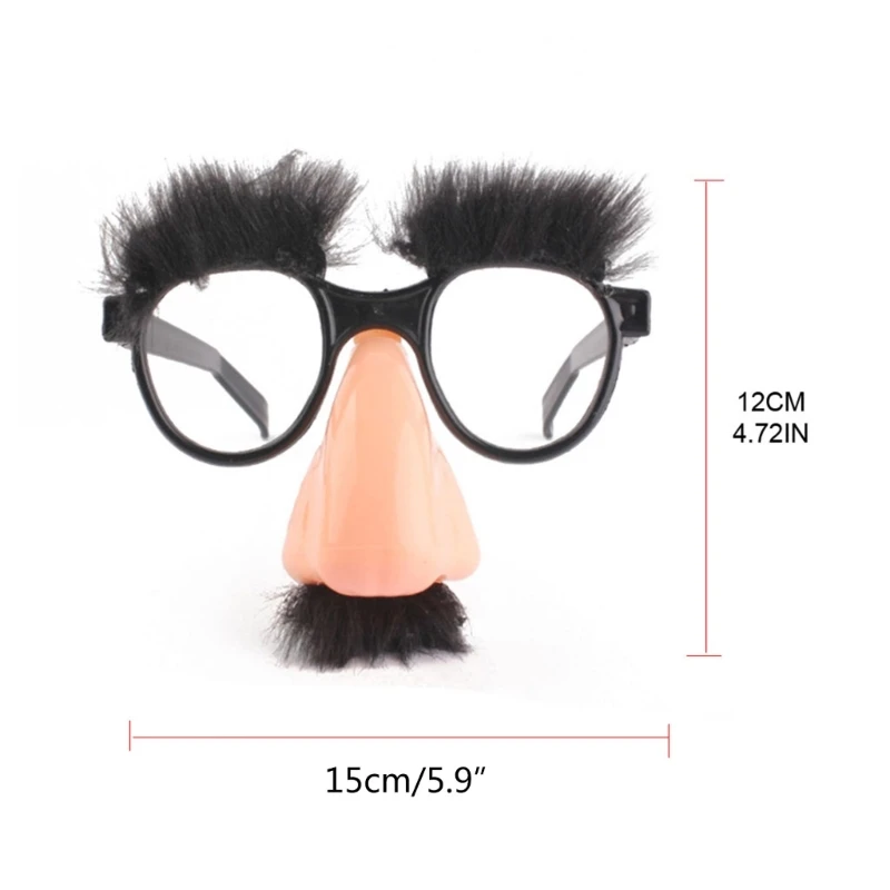 Хэллоуин пластиковые забавные очки с большим носом вечеринка для детей и