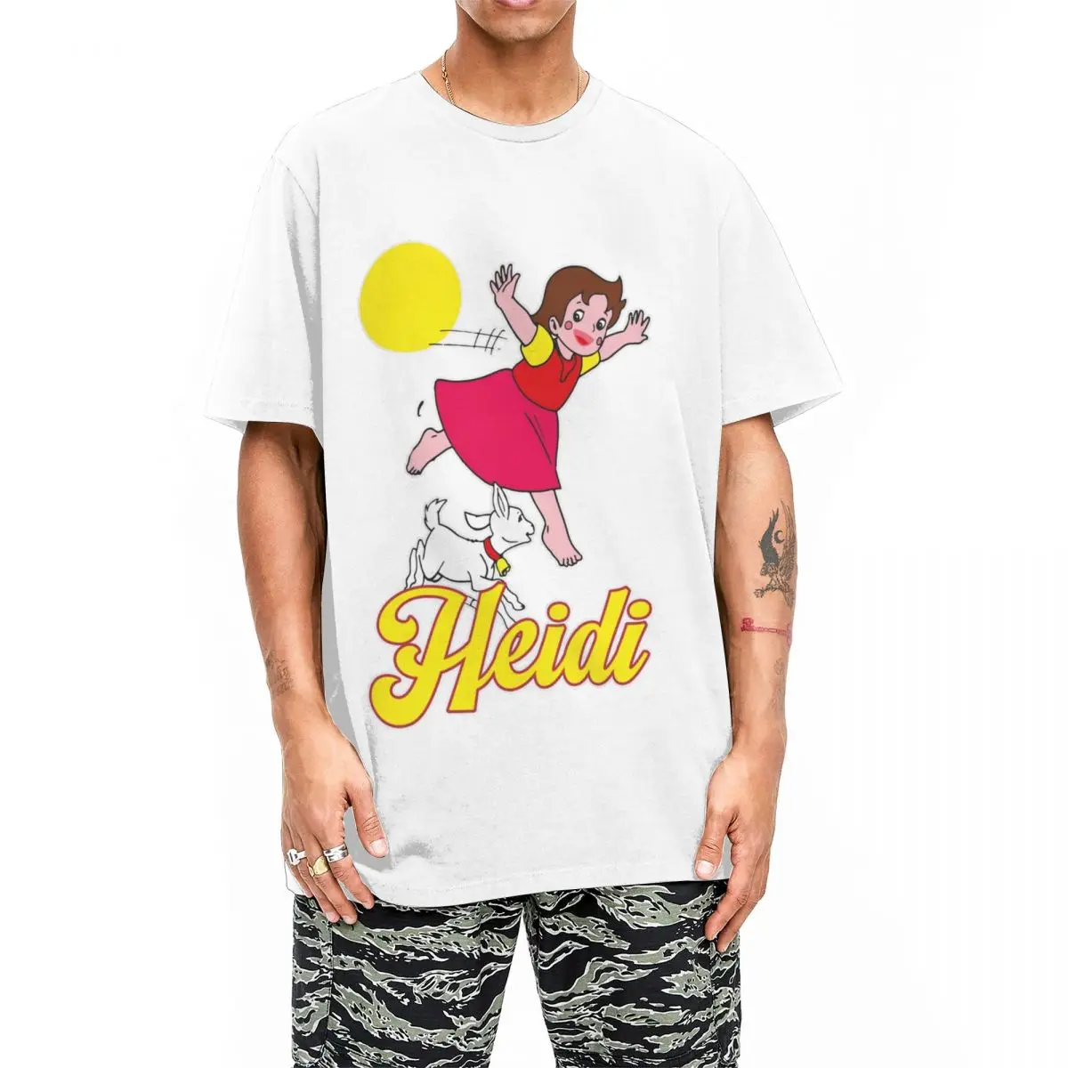 Футболка Heidi Your World Is The Mountains для мужчин и женщин новинка хлопковая футболка с