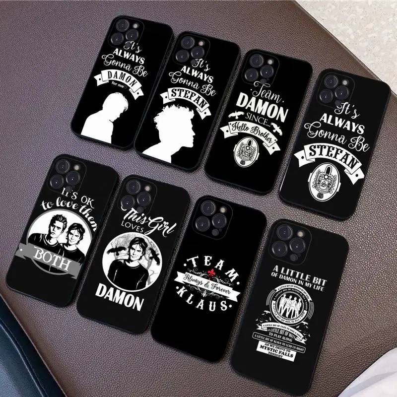 

The Vampire Diaries Phone Case Silicone Soft for iphone 14 13 12 11 Pro Mini XS MAX 8 7 6 Plus X XS XR Cover