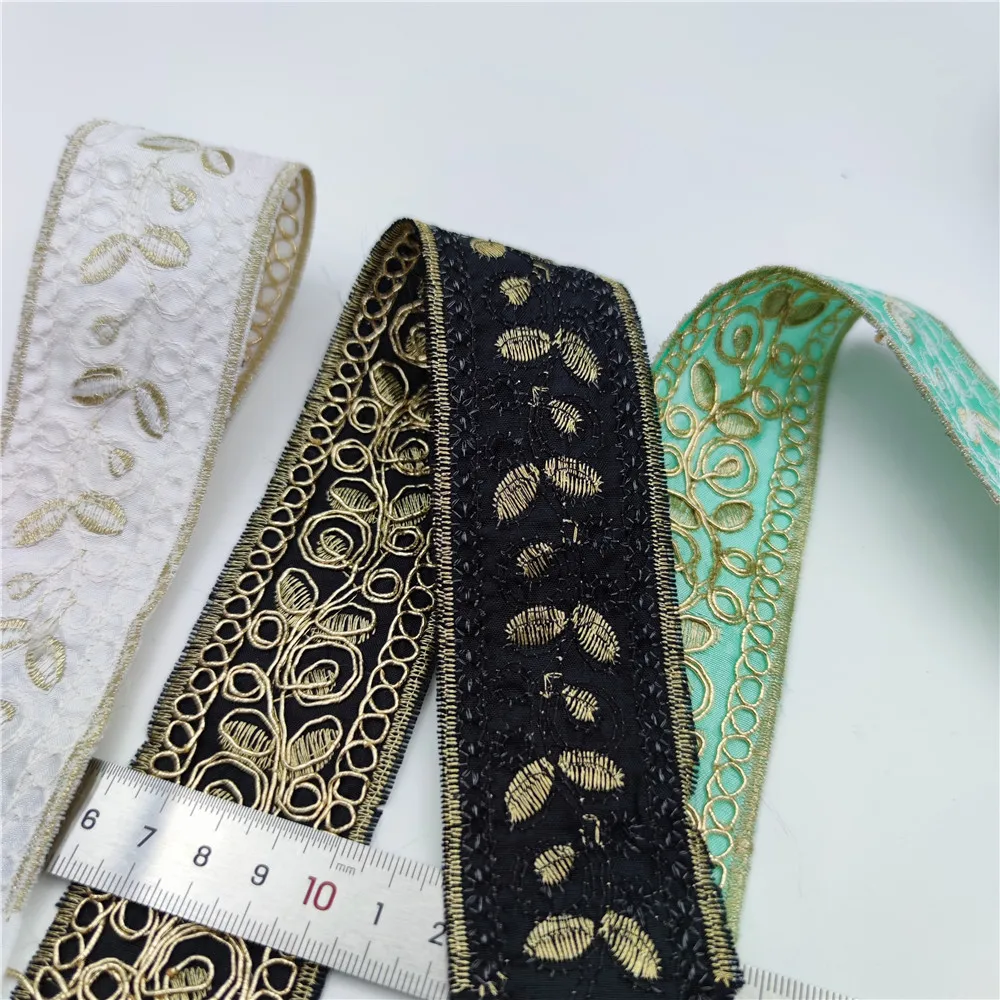1 ярд искусственная ткань вышитая кружевная отделка сделай сам для одежды