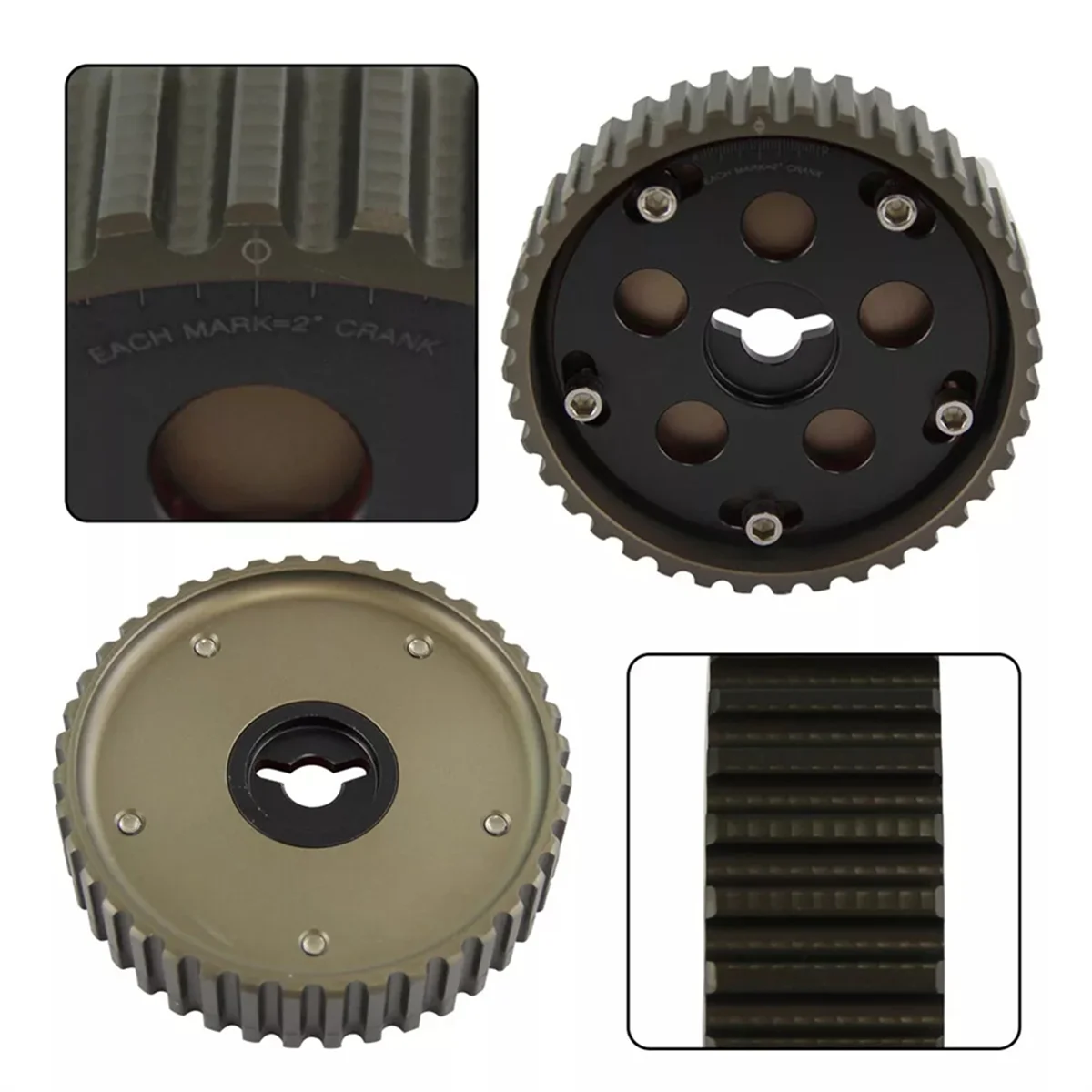 1 пара 30 мм регулируемый комплект кулачковых шестерен для кулачкового шкива