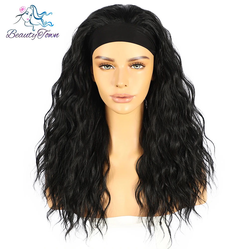 Оптовая продажа парик из синтетических волос черный цвет |