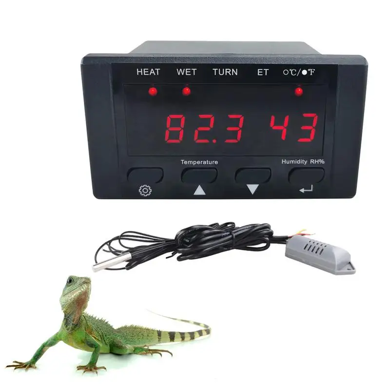 

Digital Thermostat Humidistat Humidity Temperature Controller Regulator Thermoregulator Hygrometer AC110-220V Relay Output