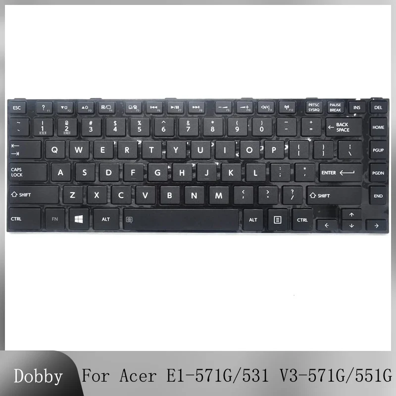 

US Keyboard For Toshiba Satellite C800 C800D C840 C840D C845 C845D L800 L805 L830 L835 L840 L840D L845 L845D M800 M800D M805