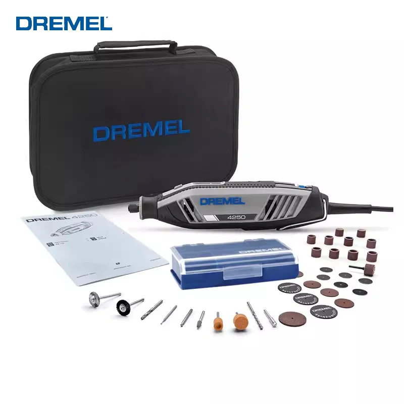 

Электрическая угловая шлифовальная машина Dremel 290/3000/4250, перезаряжаемая мини-мощная вращающаяся многофункциональная шлифовальная машина 10-35, аксессуары