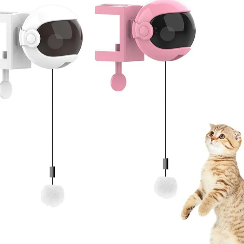 

Electric Cat Toy Interactive Toy For Cat Cat Game Yo-Yo Lifting Ball Electric Toy Pet Retractable Rope Intelligence Toy