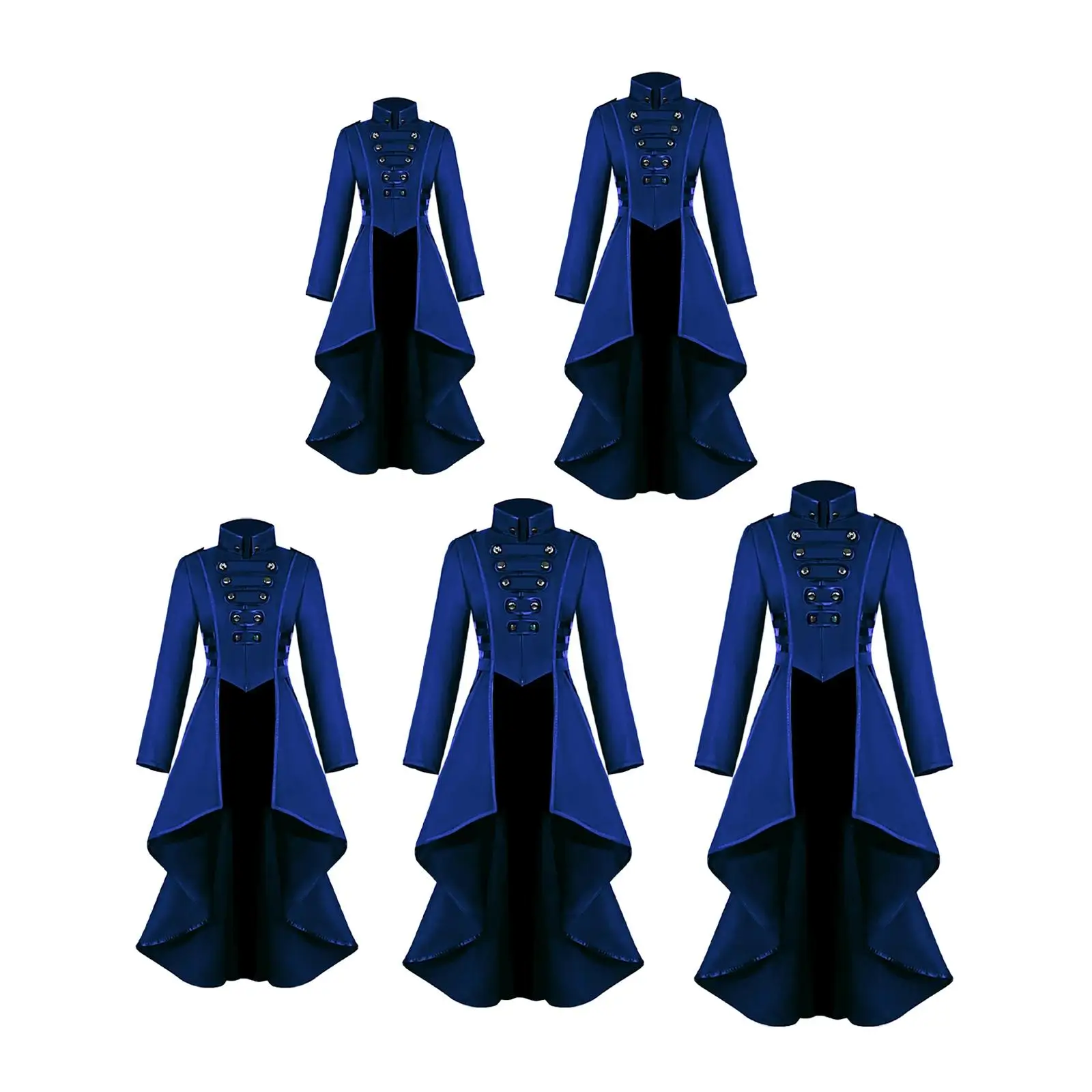 Ретро стиль средневековый Готический плащ в стиле стимпанк куртка с