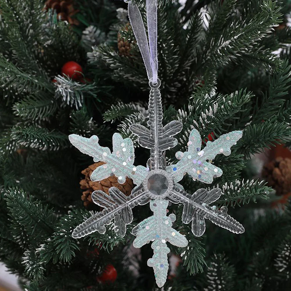 3 шт. рождественские украшения Рождественская вечеринка снежинки подвесной