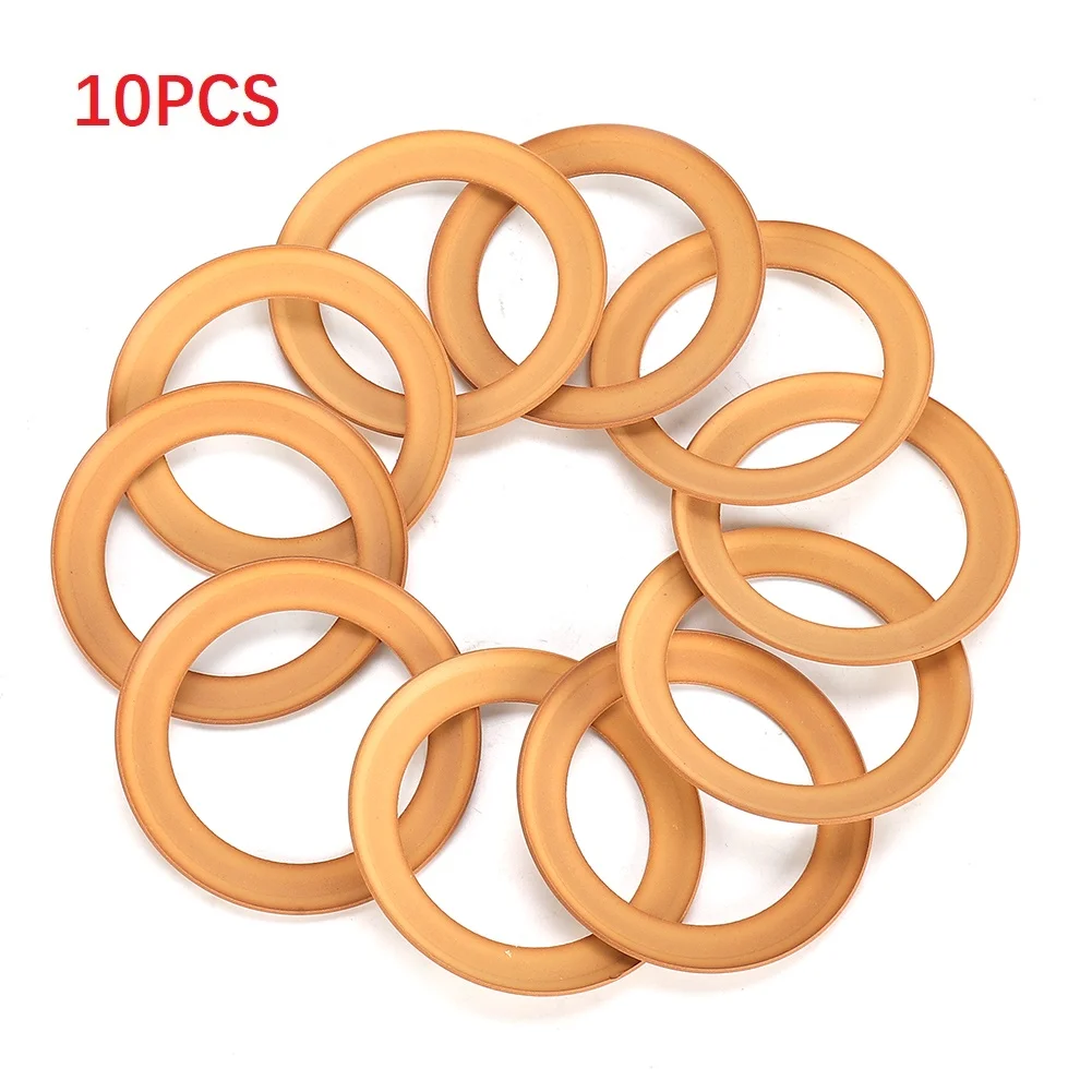 

10pc Air Compressor Piston Ring Pump Piston Rings Rubber Insulated For1100W Oil-Free Silent Air Compressor Replacement Parts