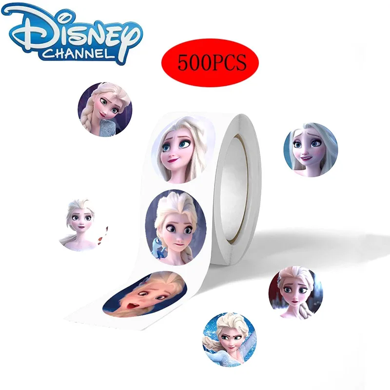 500 шт. стикеры в виде героев мультфильма Эльза