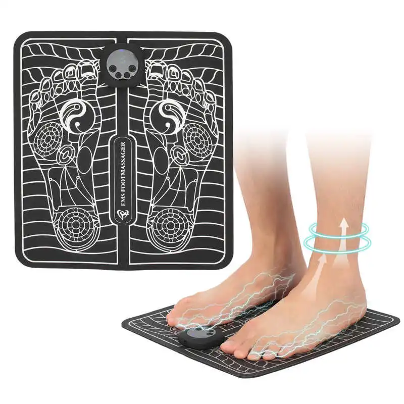 

EMS Foot Massager Mat Electric Tens Physical Therapy Machine Muscle Stimulator Massage Pad Health Care Relaxation Pain Relief