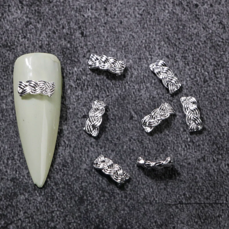 

20 шт., подвески для ногтей из алюминиевого сплава