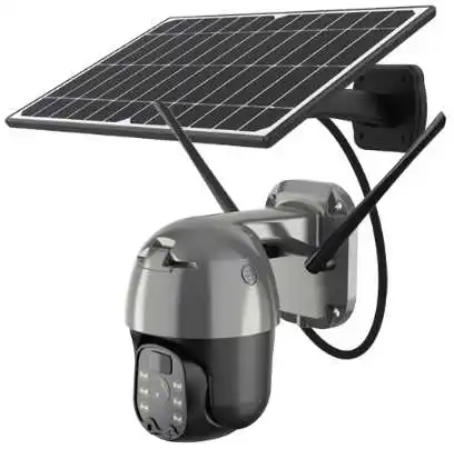 

4G solar panel waterproof two way voice security camera outdoor with PIR Infrared