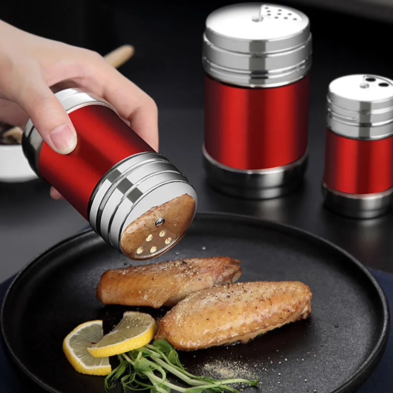 

Stainless Steel Seasoning Pot Stash Jar Storage Box with Lid Jars for Spices Bottles Bottle-f-jars Boxes Cover