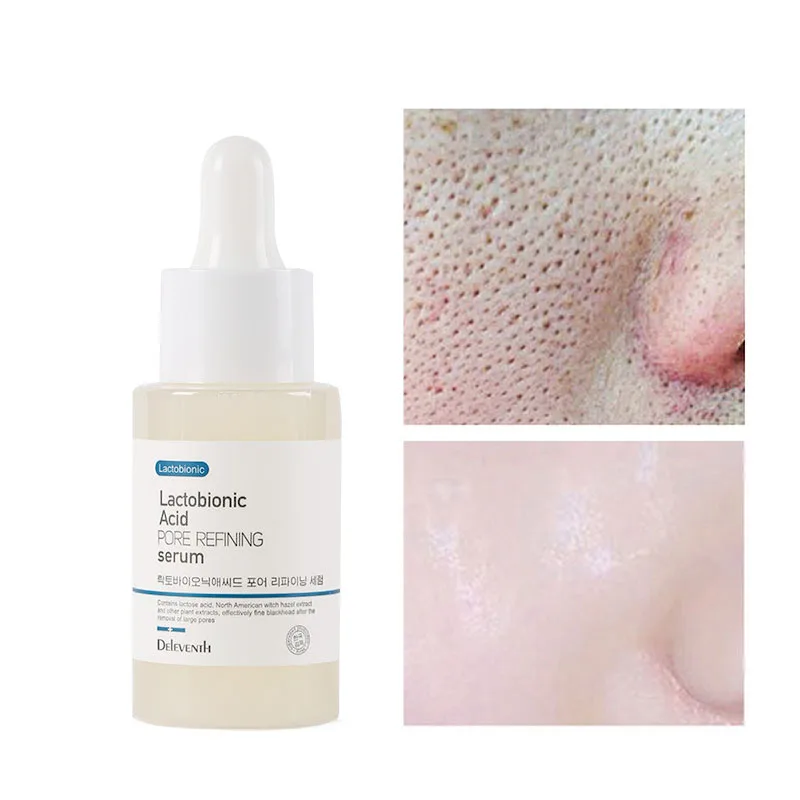 

Lactobionic Acid Pore Shrinking Serum Hyaluronic Acid Moisturizing Firming Face Skin Nourishing Brightening Korean Care Products