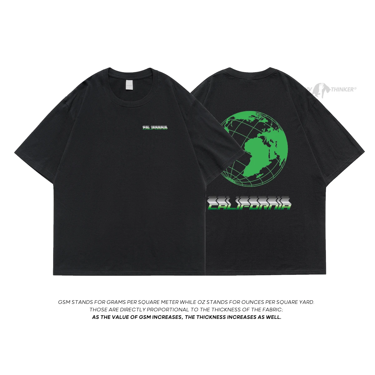 

Extfine Streetwear Simple Stroke Globe Graphic Men's T-shirt Oversized Letter Printed T shirts For Men Summer Unisex 5XL Tees