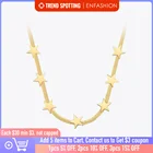 Ожерелье-чокер ENFASHION P213200 из нержавеющей стали, классическое ожерелье со змеиными звездами, колье золотого цвета, бижутерия