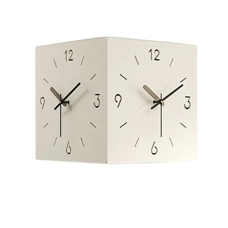

Led Double Sided Wall Clock Nordic Silent Wall Clock Room Decoration Accessories Wall Dining Room Electronic Unusual Timepieces