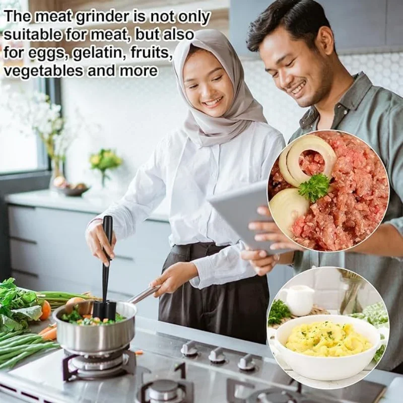 1 шт. термостойкое мясо для мяса говядина 5 изогнутых лезвий измельчитель