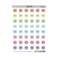 48 cute knitting planner stickers