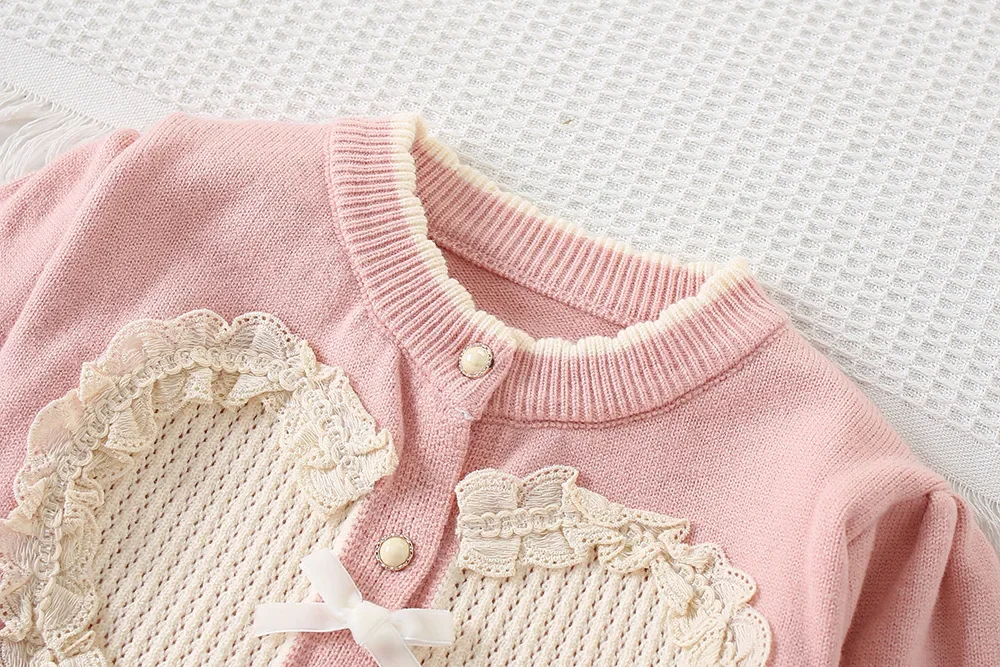 Комплекты детской одежды Love Вязаный свитер + плиссированная юбка Зимняя одежда