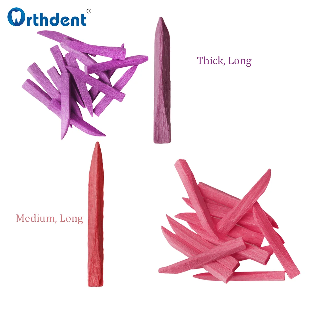 400 шт./кор. стоматологические деревянные клинья клин для зазора между зубами
