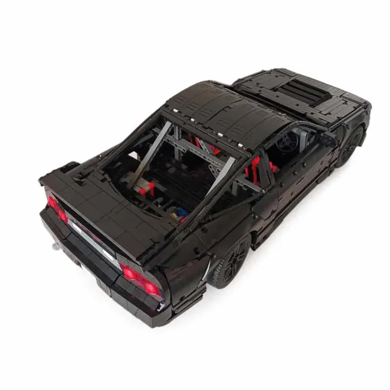 Фото Строительный автомобиль 180SX/240SX масштаб 1:8, модель спортивного автомобиля, 4183 шт., детский подарок на день рождения «сделай сам», рождественская игрушка MOC-104190 №4