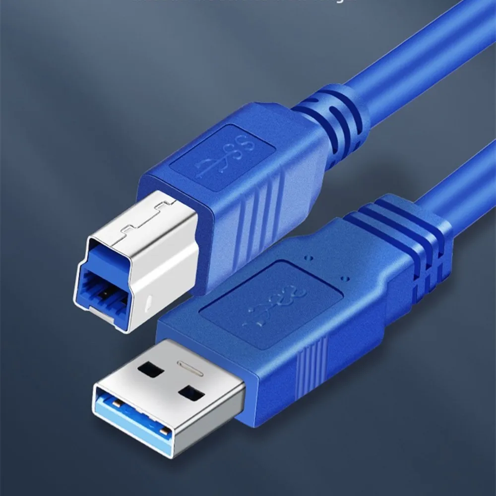 Фото USB 3.0 A Male to B Male Кабель принтера USB3.0 Male to USB Type B Male Кабель 0,3 м/0,6 м/1 м/1,5 м/3 м/5 м №1