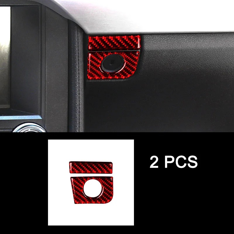 

Для Ford S550 Mustang GT 2015-2021, ящик для хранения второго пилота из углеродного волокна, наклейка на панель переключателя, персонализированные аксессуары для модификации