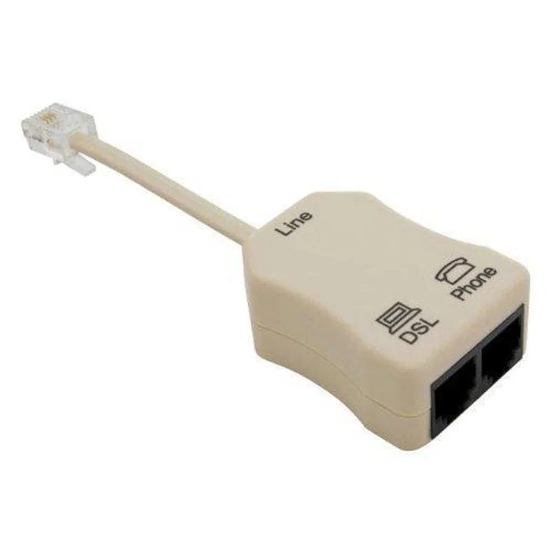 Портативный DSL-модем телефон факс линейный шумовой фильтр DSL с фильтром-сплиттер 1