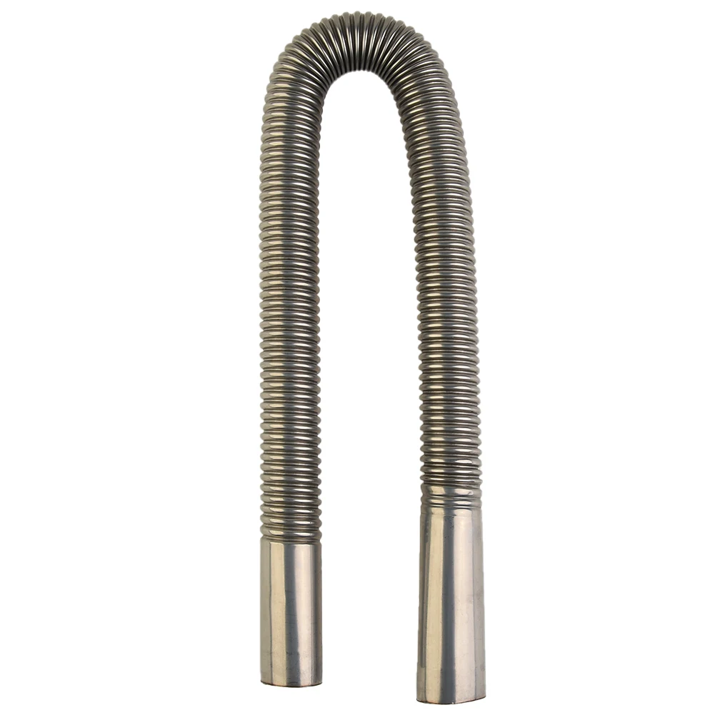 

Stainless Steel Air Diesel Heater Replacement Part Silver Accessories Durable Exhaust Pipe High Quality New Safe