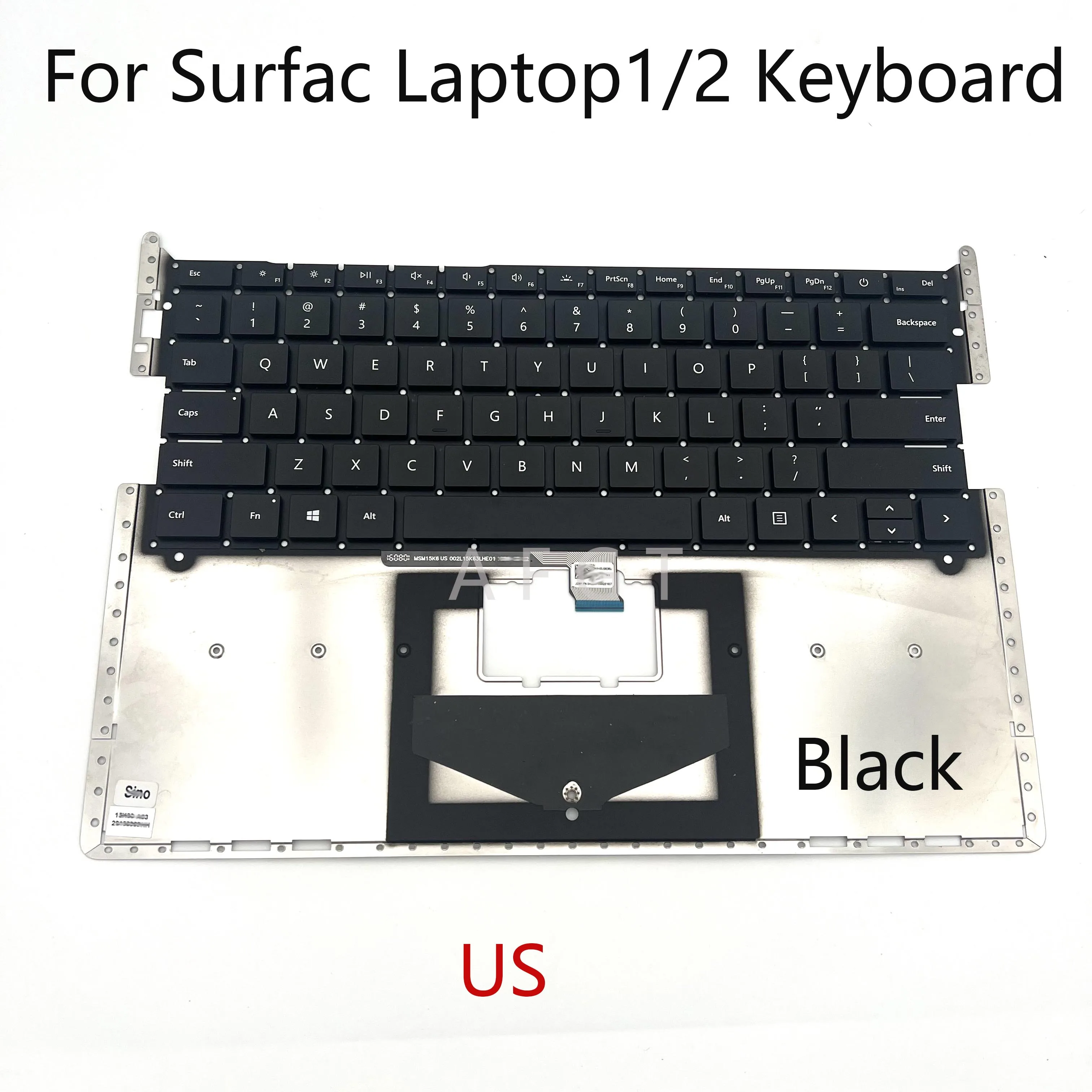 Оригинальная новая клавиатура для Microsoft Surface laptop1/2 1769 1782 US UK DE SE BE дюймов красного