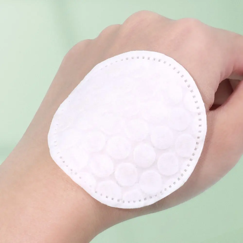 100 шт./пакет мягкие одноразовые средства для снятия макияжа с жемчужным узором