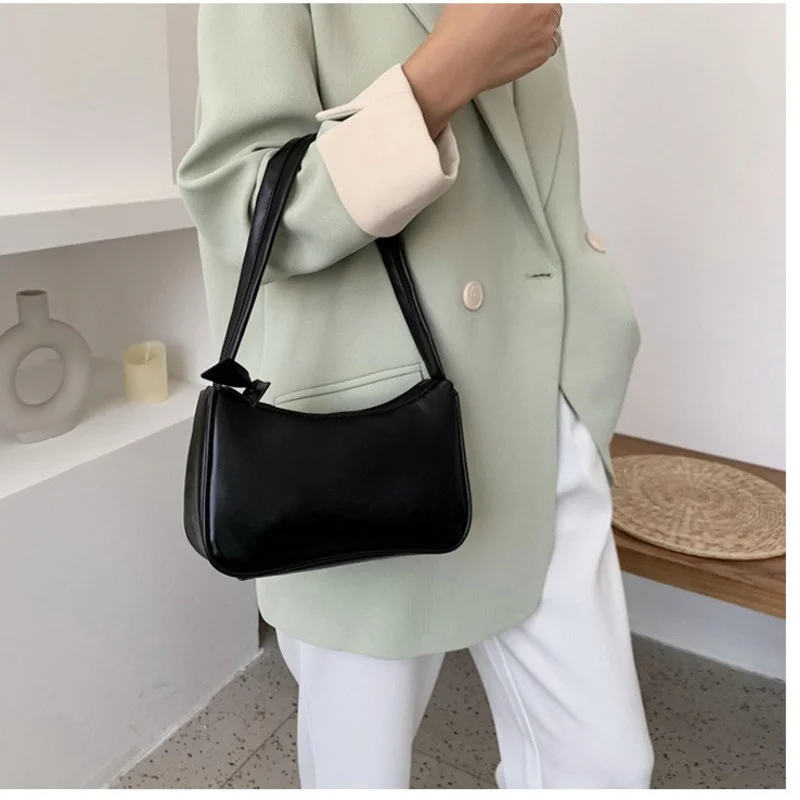 

Дамская сумка на одно плечо, повседневные Мягкие дамские сумочки из искусственной кожи, пельмени