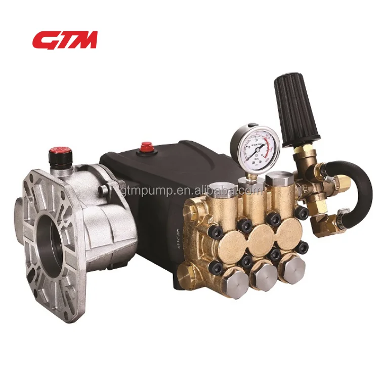 Триплексный поршневой насос высокого давления GTM 200bar 50Lpm/60LPM для мойки