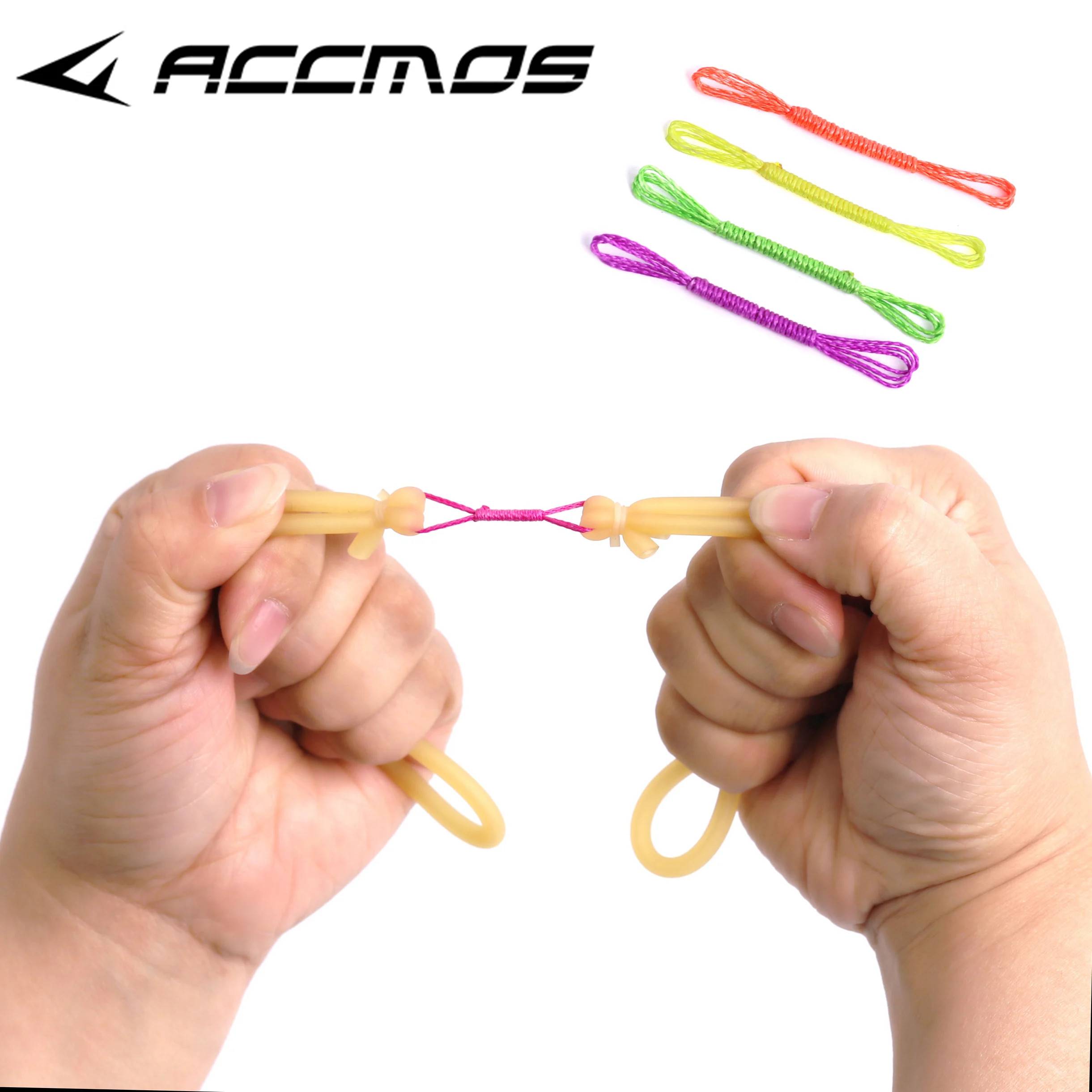 

30pc/50pc/100pc/300pc/500pc Fishing Darts Strings Rubber Bands Slingshot Wear-resistant Braided Tension Rope