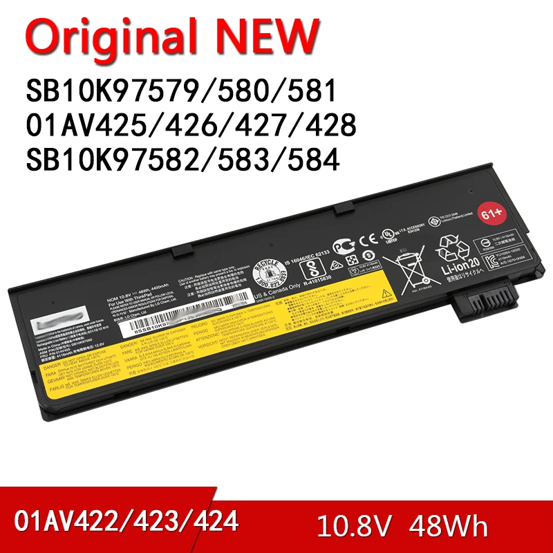 

Original Battery 01AV422 01AV423 01AV424 01AV425 01AV426 01AV427 01AV428 01AV452 01AV490 01AV492 For Lenovo ThinkPad T470 T480