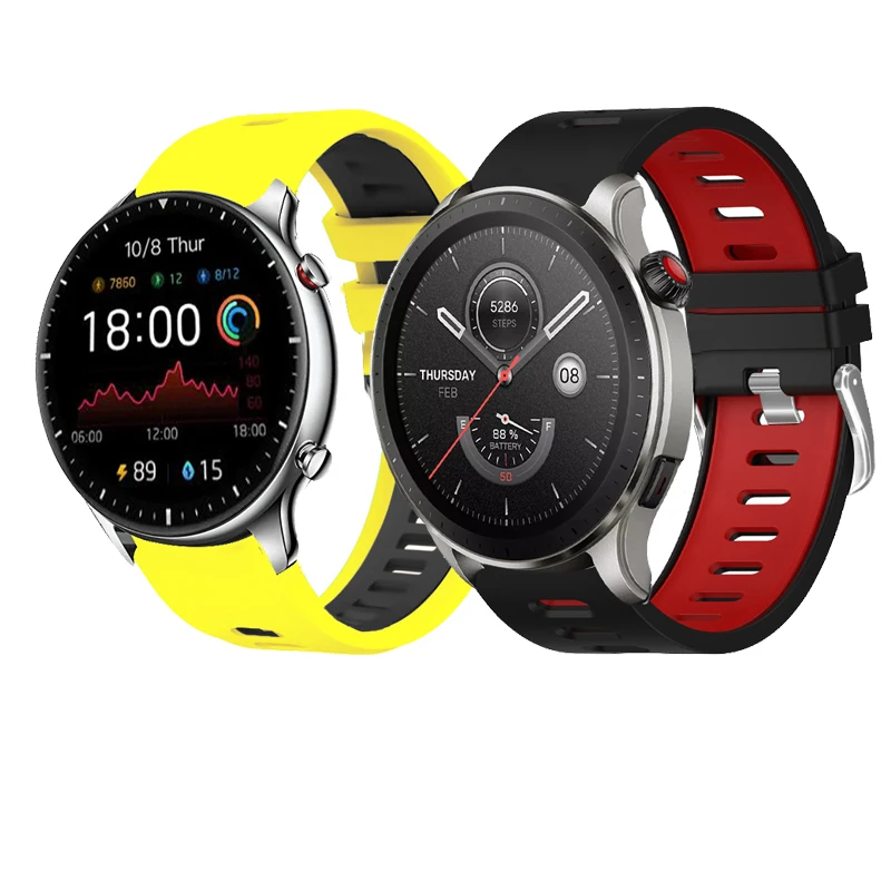 

22mm watch strap Band Straps For amazfit gtr 4/3/2 Pro 2e 47mm Bracelet Belt Wristbands Cheetah Round Pace Stratos 2S smartwatch